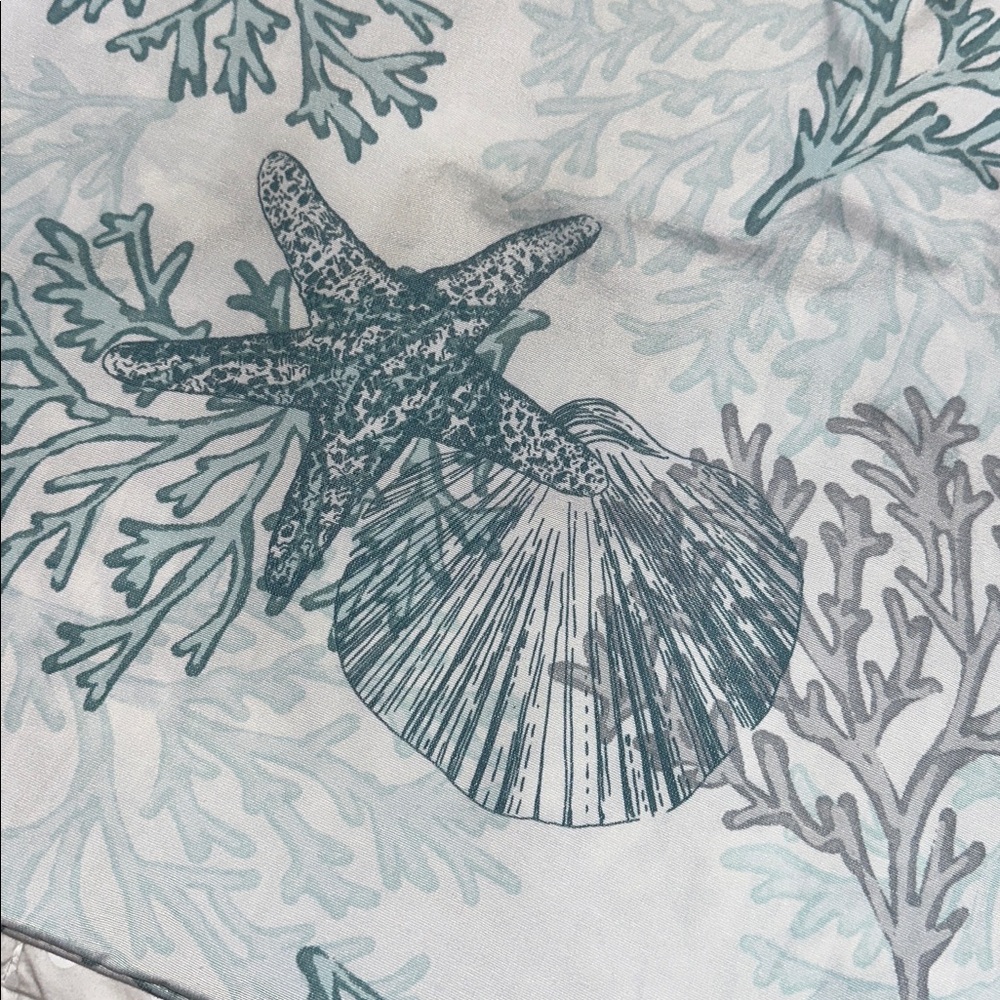 Sea Life Print Fabric shower curtain Sonoma - Picture 2 of 4